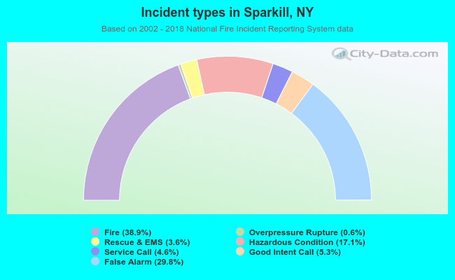 Incident types in Sparkill, NY