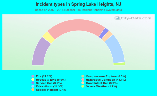 Incident types in Spring Lake Heights, NJ