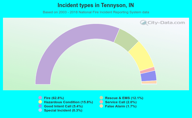 Incident types in Tennyson, IN