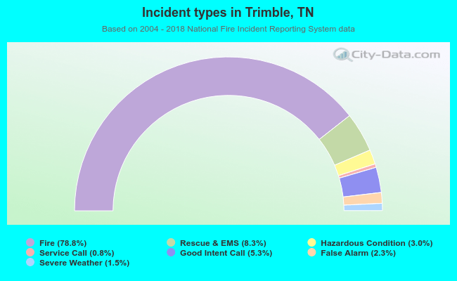 Incident types in Trimble, TN