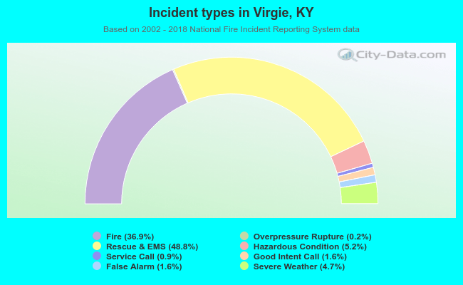 Incident types in Virgie, KY