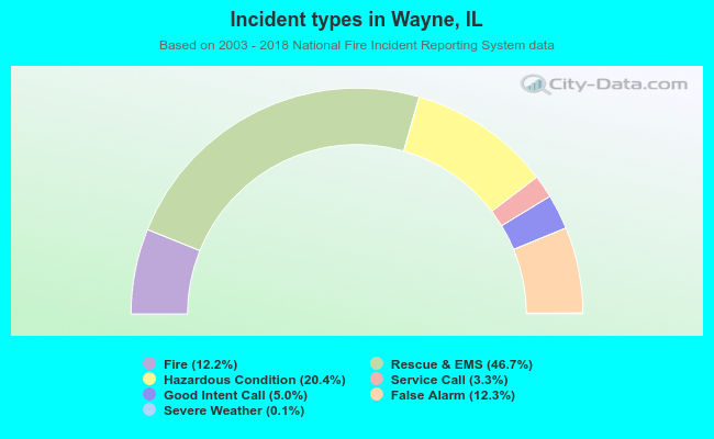 Incident types in Wayne, IL