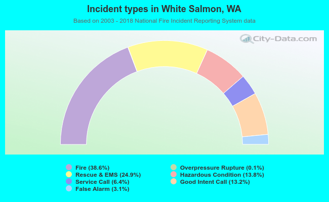 Incident types in White Salmon, WA