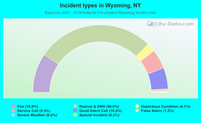 Incident types in Wyoming, NY