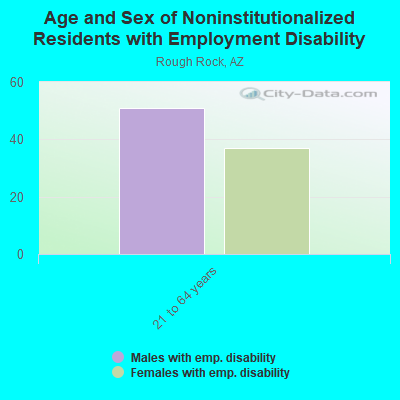 Age and Sex of Noninstitutionalized Residents with Employment Disability