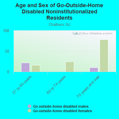 Age and Sex of Go-Outside-Home Disabled Noninstitutionalized Residents