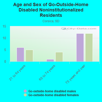 Age and Sex of Go-Outside-Home Disabled Noninstitutionalized Residents