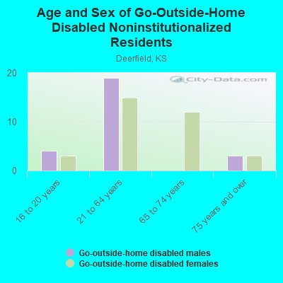 Age and Sex of Go-Outside-Home Disabled Noninstitutionalized Residents