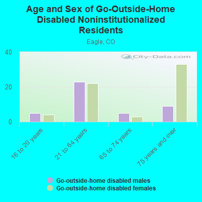 Age and Sex of Go-Outside-Home Disabled Noninstitutionalized Residents