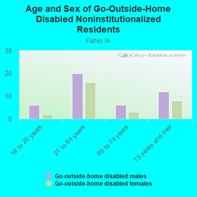 Age and Sex of Go-Outside-Home Disabled Noninstitutionalized Residents