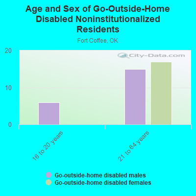 Age and Sex of Go-Outside-Home Disabled Noninstitutionalized Residents