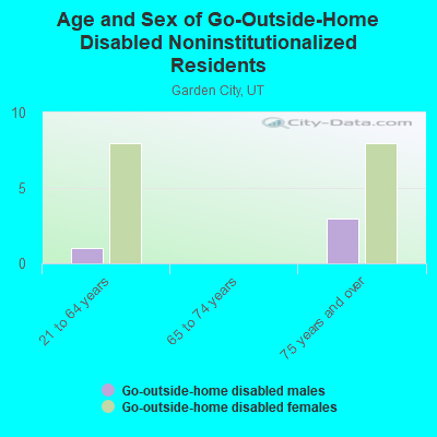 Age and Sex of Go-Outside-Home Disabled Noninstitutionalized Residents