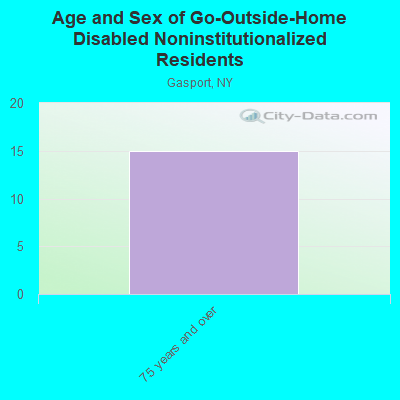 Age and Sex of Go-Outside-Home Disabled Noninstitutionalized Residents