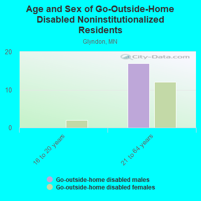 Age and Sex of Go-Outside-Home Disabled Noninstitutionalized Residents