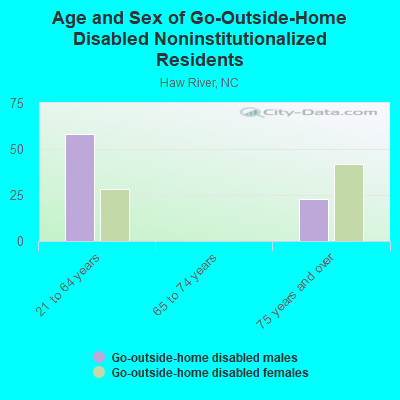 Age and Sex of Go-Outside-Home Disabled Noninstitutionalized Residents