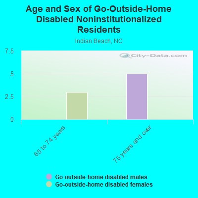 Age and Sex of Go-Outside-Home Disabled Noninstitutionalized Residents