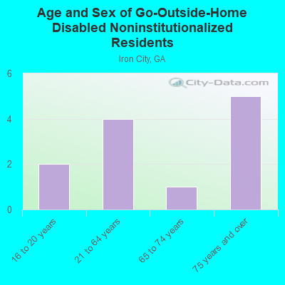 Age and Sex of Go-Outside-Home Disabled Noninstitutionalized Residents