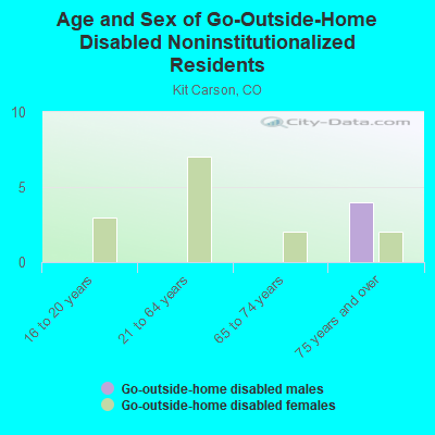 Age and Sex of Go-Outside-Home Disabled Noninstitutionalized Residents