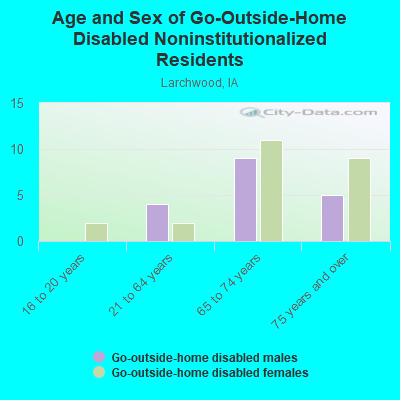 Age and Sex of Go-Outside-Home Disabled Noninstitutionalized Residents