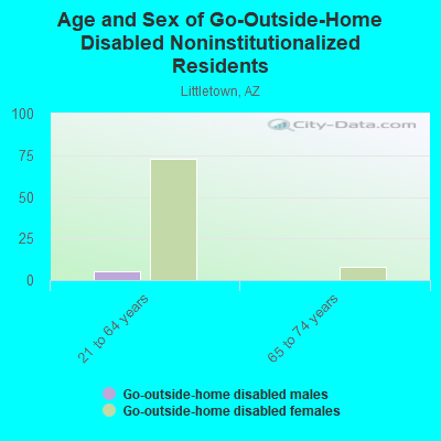 Age and Sex of Go-Outside-Home Disabled Noninstitutionalized Residents