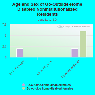 Age and Sex of Go-Outside-Home Disabled Noninstitutionalized Residents