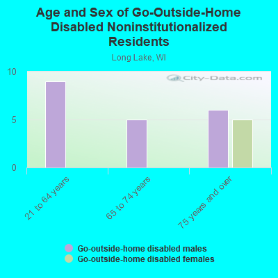 Age and Sex of Go-Outside-Home Disabled Noninstitutionalized Residents