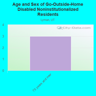 Age and Sex of Go-Outside-Home Disabled Noninstitutionalized Residents