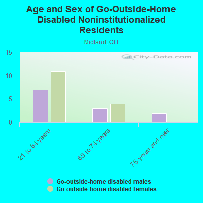 Age and Sex of Go-Outside-Home Disabled Noninstitutionalized Residents