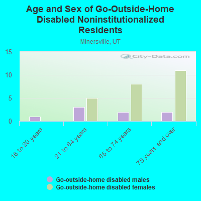 Age and Sex of Go-Outside-Home Disabled Noninstitutionalized Residents