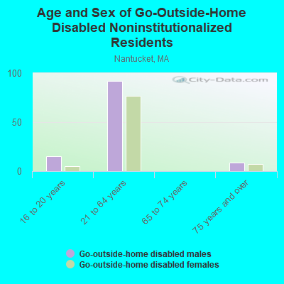 Age and Sex of Go-Outside-Home Disabled Noninstitutionalized Residents