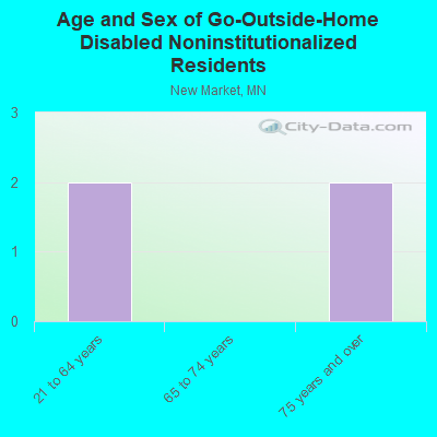 Age and Sex of Go-Outside-Home Disabled Noninstitutionalized Residents