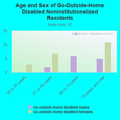 Age and Sex of Go-Outside-Home Disabled Noninstitutionalized Residents