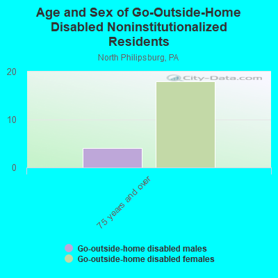 Age and Sex of Go-Outside-Home Disabled Noninstitutionalized Residents