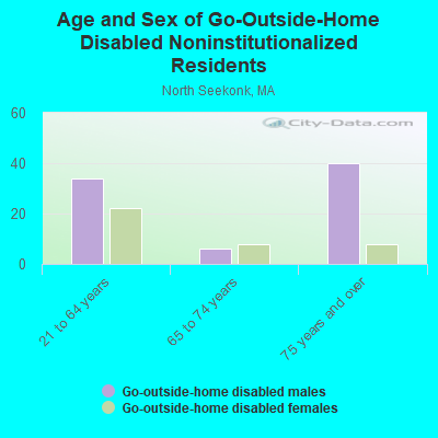 Age and Sex of Go-Outside-Home Disabled Noninstitutionalized Residents