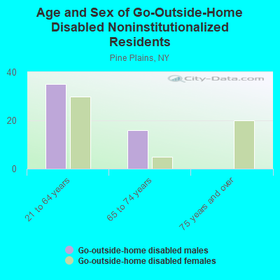 Age and Sex of Go-Outside-Home Disabled Noninstitutionalized Residents