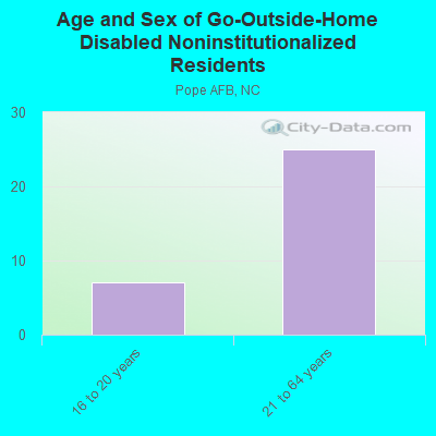 Age and Sex of Go-Outside-Home Disabled Noninstitutionalized Residents