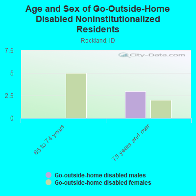 Age and Sex of Go-Outside-Home Disabled Noninstitutionalized Residents