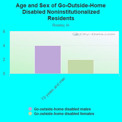 Age and Sex of Go-Outside-Home Disabled Noninstitutionalized Residents