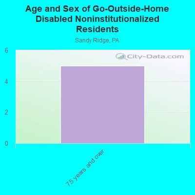 Age and Sex of Go-Outside-Home Disabled Noninstitutionalized Residents