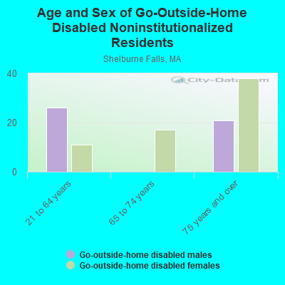 Age and Sex of Go-Outside-Home Disabled Noninstitutionalized Residents