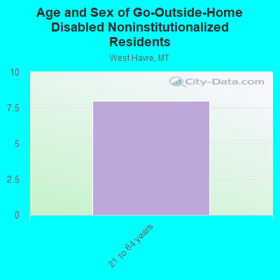 Age and Sex of Go-Outside-Home Disabled Noninstitutionalized Residents