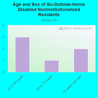 Age and Sex of Go-Outside-Home Disabled Noninstitutionalized Residents