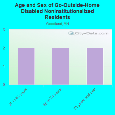 Age and Sex of Go-Outside-Home Disabled Noninstitutionalized Residents