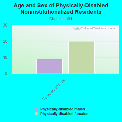 Age and Sex of Physically-Disabled Noninstitutionalized Residents