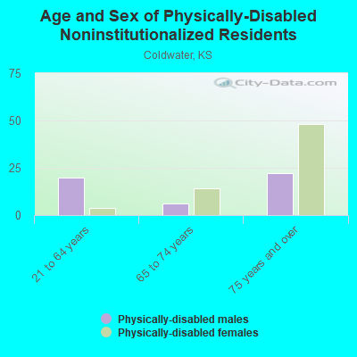 Age and Sex of Physically-Disabled Noninstitutionalized Residents