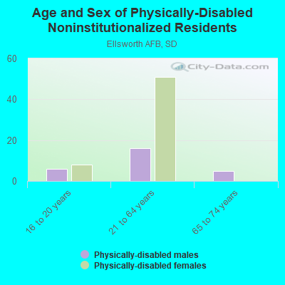 Age and Sex of Physically-Disabled Noninstitutionalized Residents