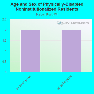 Age and Sex of Physically-Disabled Noninstitutionalized Residents