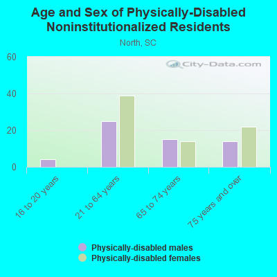 Age and Sex of Physically-Disabled Noninstitutionalized Residents