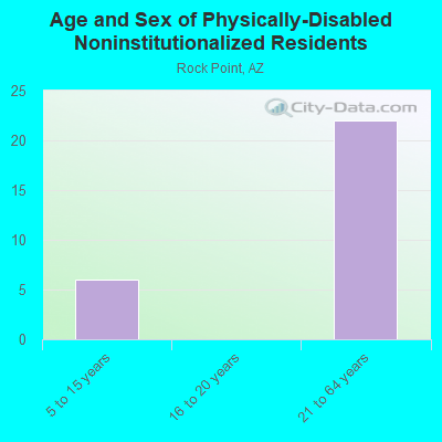 Age and Sex of Physically-Disabled Noninstitutionalized Residents