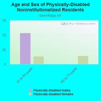 Age and Sex of Physically-Disabled Noninstitutionalized Residents